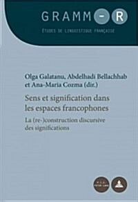 Sens Et Signification Dans Les Espaces Francophones: La (Re-)Construction Discursive Des Significations (Paperback)