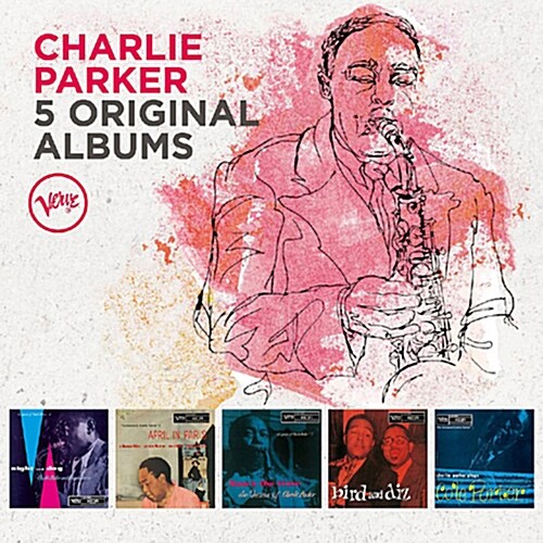 [수입] Charlie Parker - 5 Original Albums [5CD]