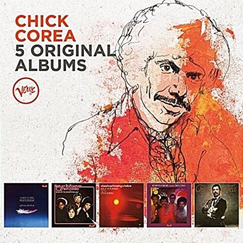 [중고] [수입] Chick Corea - 5 Original Albums [5CD]