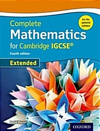 [중고] Complete Mathematics for  Cambridge IGCSE (R) Student Book (Extended) (Package, 4 Revised edition)