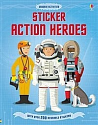 Sticker Action Heroes (Paperback)