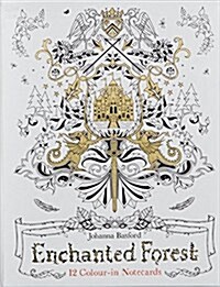 Enchanted Forest: 12 Colour-in Notecards (Cards)