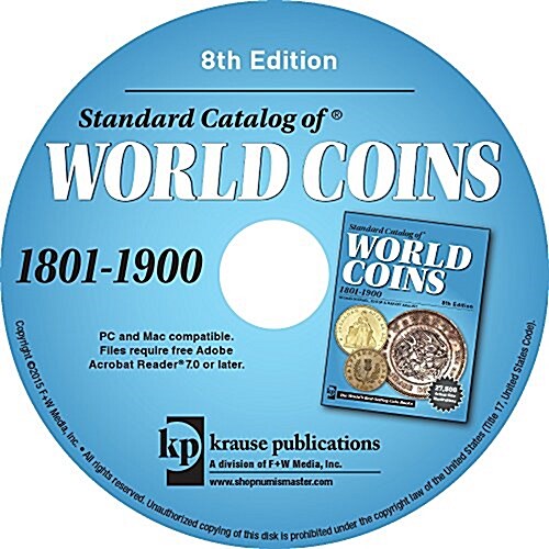 Standard Catalog of World Coins 1801-1900 (CD-ROM, 8)