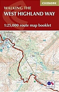 West Highland Way Map Booklet : 1:25,000 OS Route Mapping (Paperback)