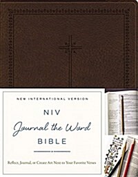 NIV, Journal the Word Bible, Imitation Leather, Brown: Reflect, Journal, or Create Art Next to Your Favorite Verses (Imitation Leather)