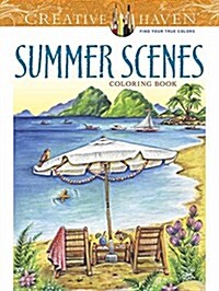Creative Haven Summer Scenes Coloring Book (Paperback)