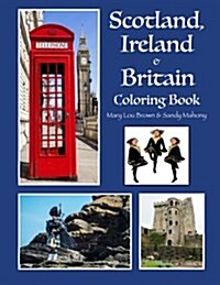 Scotland, Ireland & Britain Coloring Book (Paperback)