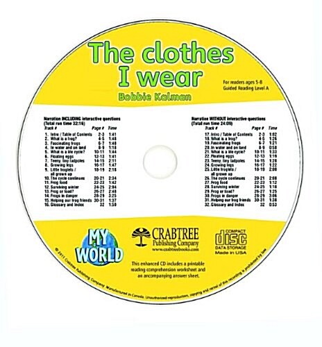 The Clothes I Wear - CD Only (Hardcover)