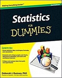 [중고] Statistics For Dummies (Paperback, 2 Rev ed)