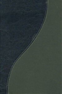 Bib KJV Navy & Grey Leathersoft Reference (Hardcover, LEA)