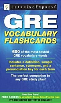 GRE Vocabulary Flash Review (Paperback)