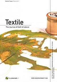 Textile : The Journal of Cloth & Culture (Paperback, Journal (single-copy journal))