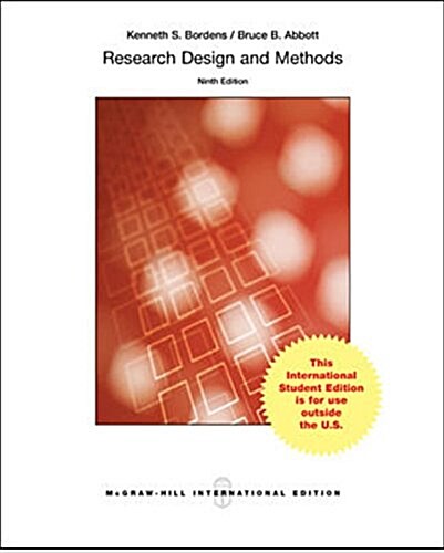 Research Design N Methods:A Process Appr (Paperback, 9 ed)