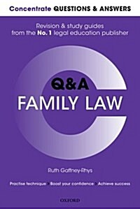 Concentrate Questions and Answers Family Law : Law Q&A Revision and Study Guide (Paperback)