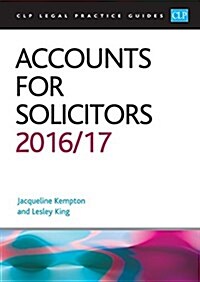 Accounts for Solicitors (Paperback)