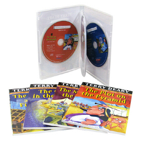 테리디어리 히스토리컬-이집트역사이야기 4종 북 시디증정 세트 (Paperback 4권 + CD 4장)