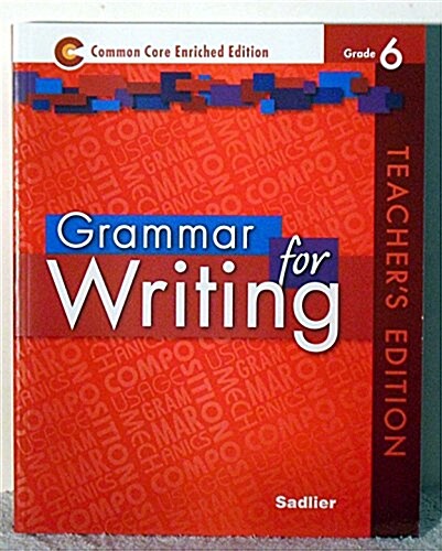 Grammar for Writing (enriched) Teachers Guide Red (G-6) (Paperback)