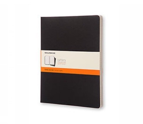 Moleskine Cahier Journal Extra Extra Large Ruled Black (Other)