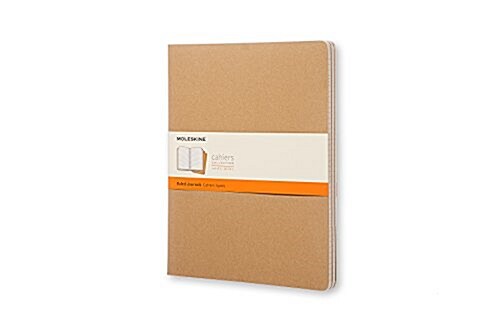 Moleskine Cahier Journal Extra Extra Large Ruled Kraft Brown (Other)