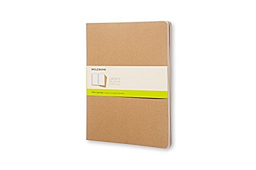 Moleskine Cahier Journal Extra Extra Large Plain Kraft Brown (Other)