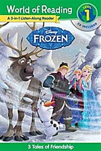 World of Reading: Frozen Frozen 3-In-1 Listen-Along Reader (World of Reading Level 1): 3 Royal Tales with CD! [With Audio CD] (Paperback)