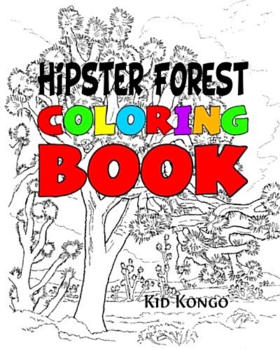 Hipster Forest Coloring Book (Paperback)