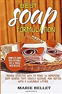 Best Soap Formulation: Proven Effective Way to Make 25 Homemade Soap Recipes That Gently Cleanse and Soften with a Luxurious Lather (Paperback)