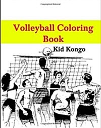 Volleyball Coloring Book (Paperback)
