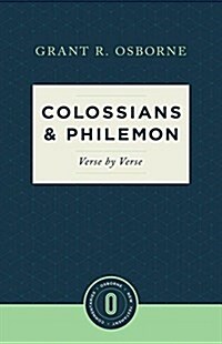Colossians & Philemon Verse by Verse (Paperback)