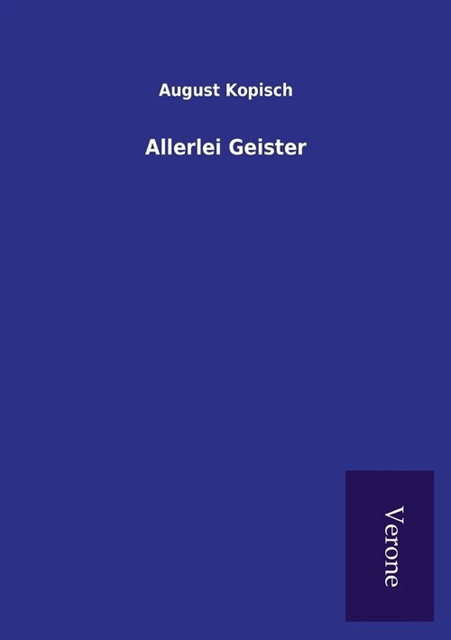 Allerlei Geister (Paperback)