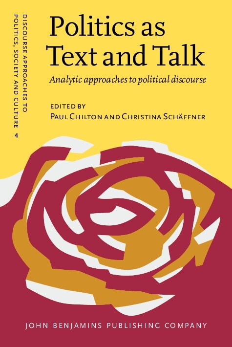 Politics As Text and Talk (Hardcover)