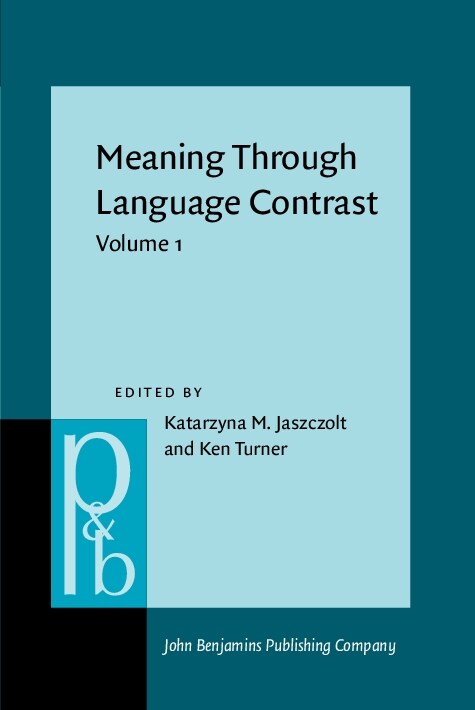 Meaning Through Language Contrast (Hardcover)