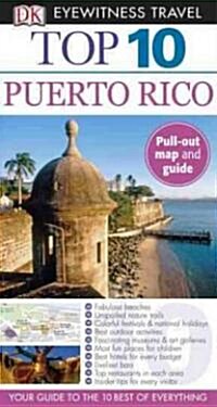 Eyewitness Travel Top 10 Puerto Rico (Paperback, Map, FOL)