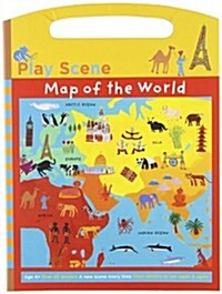 Barefoot Map of the World Play Scene (Board Game)