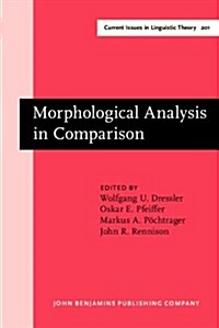 Morphological Analysis in Comparison (Hardcover)