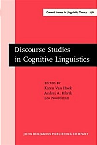 Discourse Studies in Cognitive Linguistics (Hardcover)