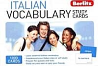 Berlitz Language: Italian Vocabulary Study Cards (Paperback)