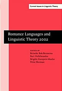 Romance Languages and Linguistic Theory 2002 (Hardcover)