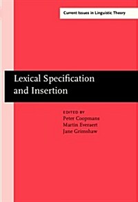 Lexical Specification and Insertion (Hardcover)
