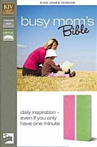 Busy Moms Bible-KJV: Daily Inspiration Even If You Only Have One Minute (Imitation Leather)