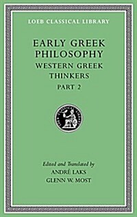 Early Greek Philosophy, Volume V: Western Greek Thinkers, Part 2 (Hardcover)