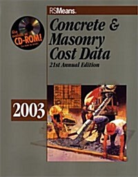 Concrete & Masonry Cost Data 2003 (Paperback, 21th)