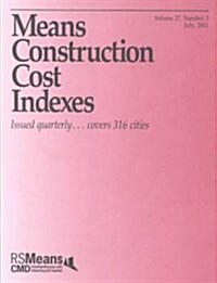 Means Construction Cost Indexes 2001 (Paperback)