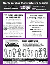 2006 North Carolina Manufacturers Register (Paperback)