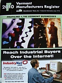 Vermont Manufacturers Register 2010 (Paperback)