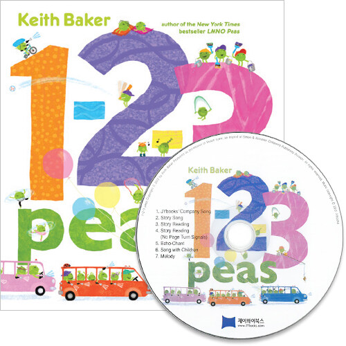 노부영 세이펜 1-2-3 Peas (Paperback + CD)