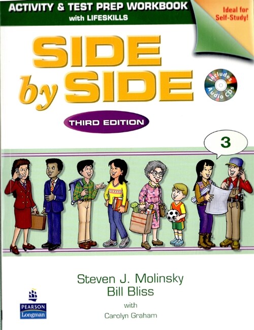 [중고] Side by Side Plus 3 : Activity & Test Prep Workbook with CDs (Paperback, 3rd Edition)