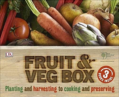 RHS Fruit and Veg Box : Planting and Harvesting to Cooking and Preserving (Multiple-component retail product, slip-cased)