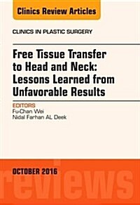 Free Tissue Transfer to Head and Neck: Lessons Learned from Unfavorable Results, an Issue of Clinics in Plastic Surgery: Volume 43-4 (Hardcover)