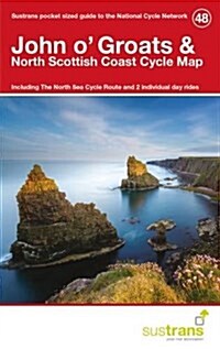 John Ogroats & North Scottish Coast Cycle Map 48 : Including the North Sea Cycle Route and 2 Individual Day Rides (Sheet Map, folded)